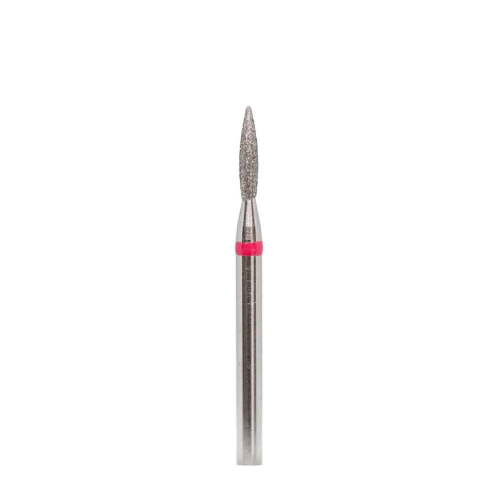Diamond drill bit "flame" 016 red, 8mm