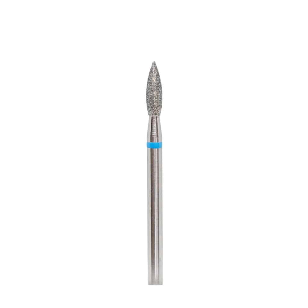 Diamond drill bit "flame" 025 blue, 8mm