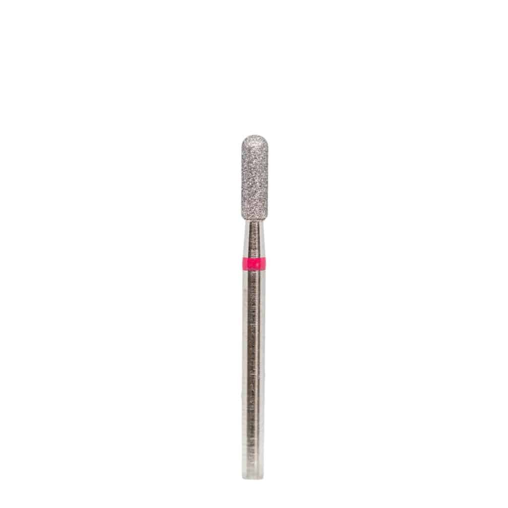 Diamond drill bit "cylinder with round end" 025 red