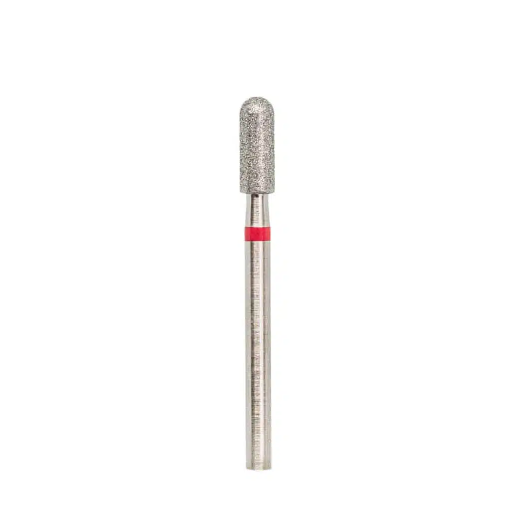 Diamond drill bit  "cylinder with round end" 031 red