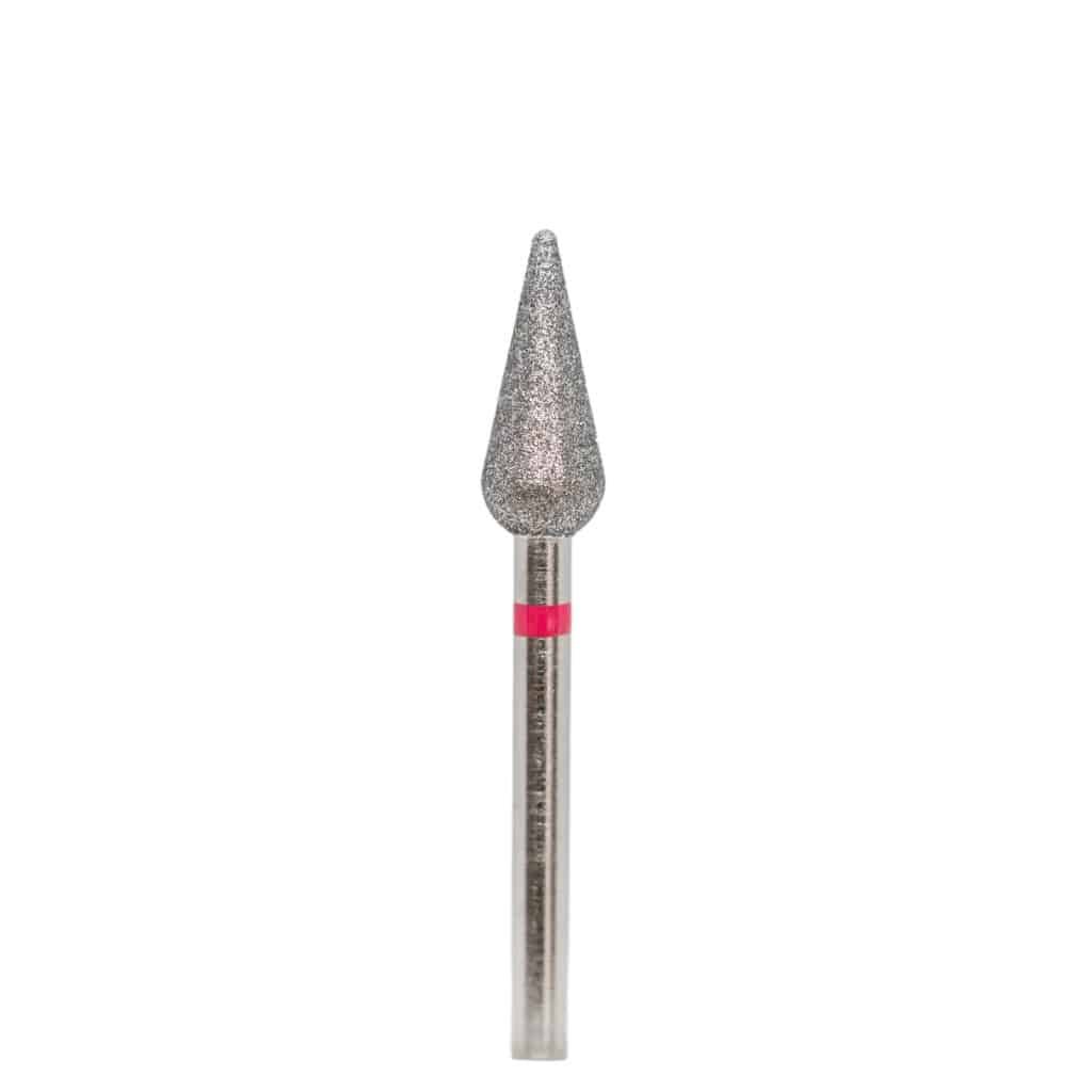 Diamond drill bit "pear" 050 red