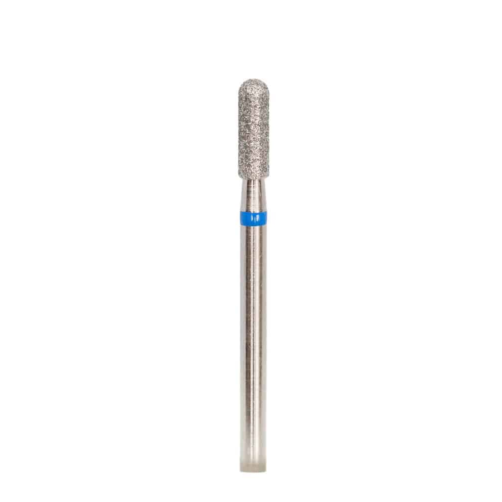 Diamond drill bit "cylinder with round end" 027 blue