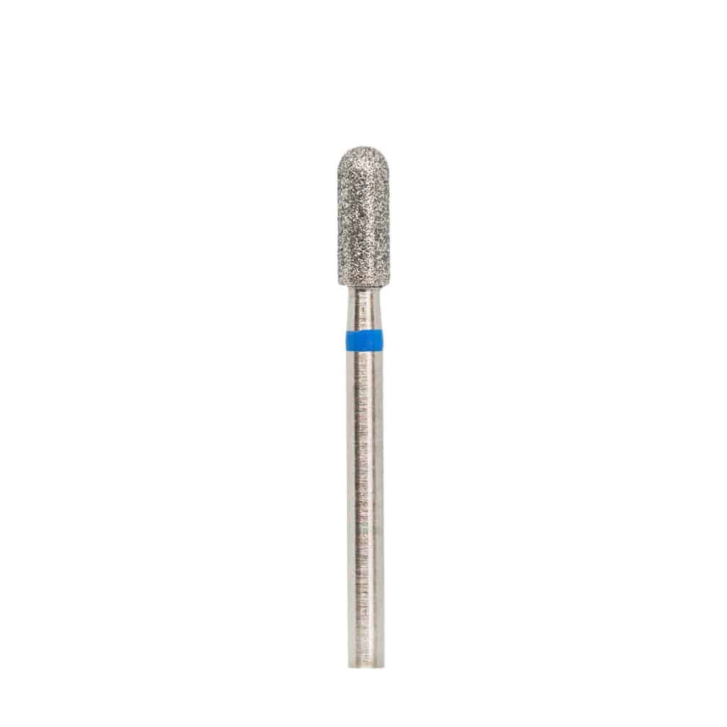 Diamond drill bit "cylinder with round end" 033 blue