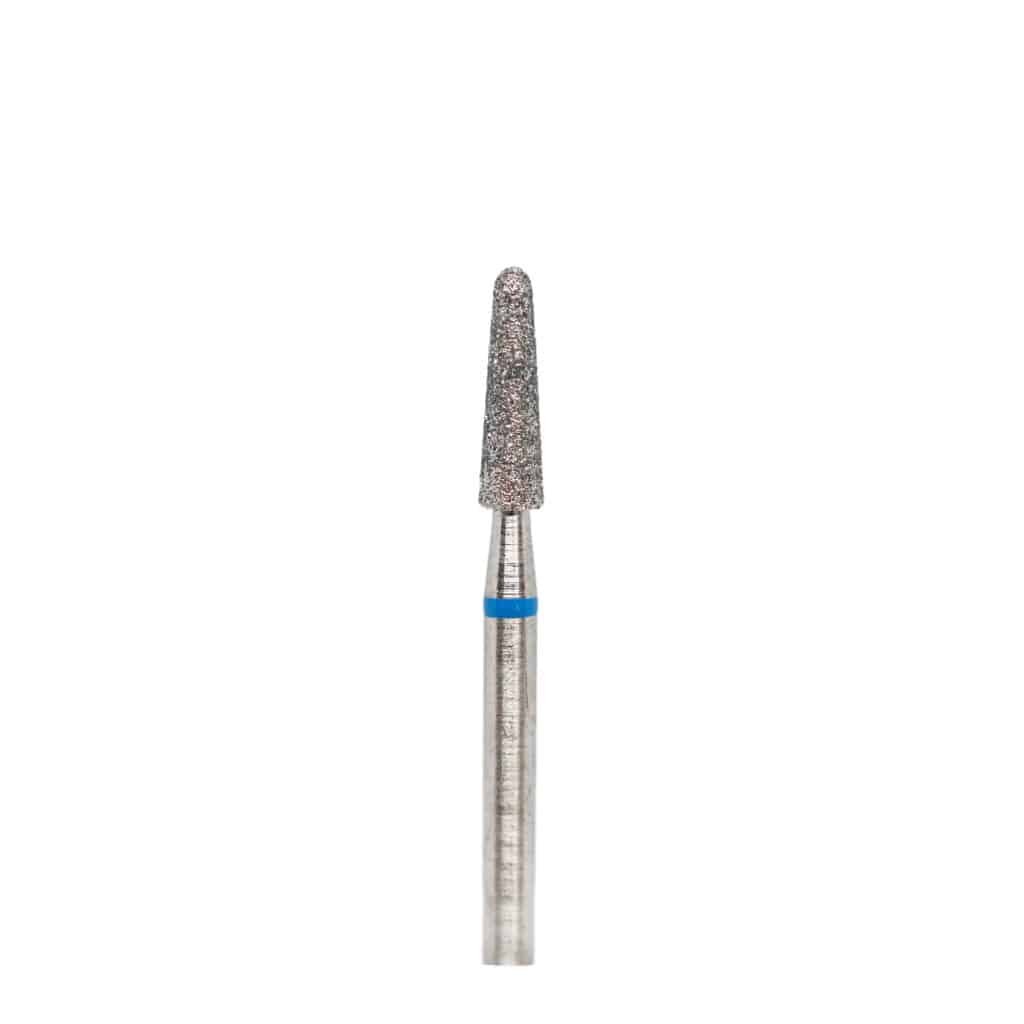 Diamond drill bit "cone with round end" 027 blue