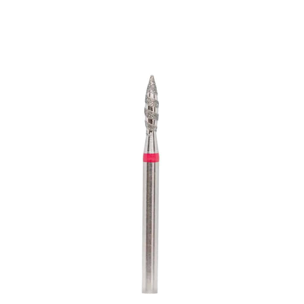 Diamond drill bit "flame "tornado" 021 red