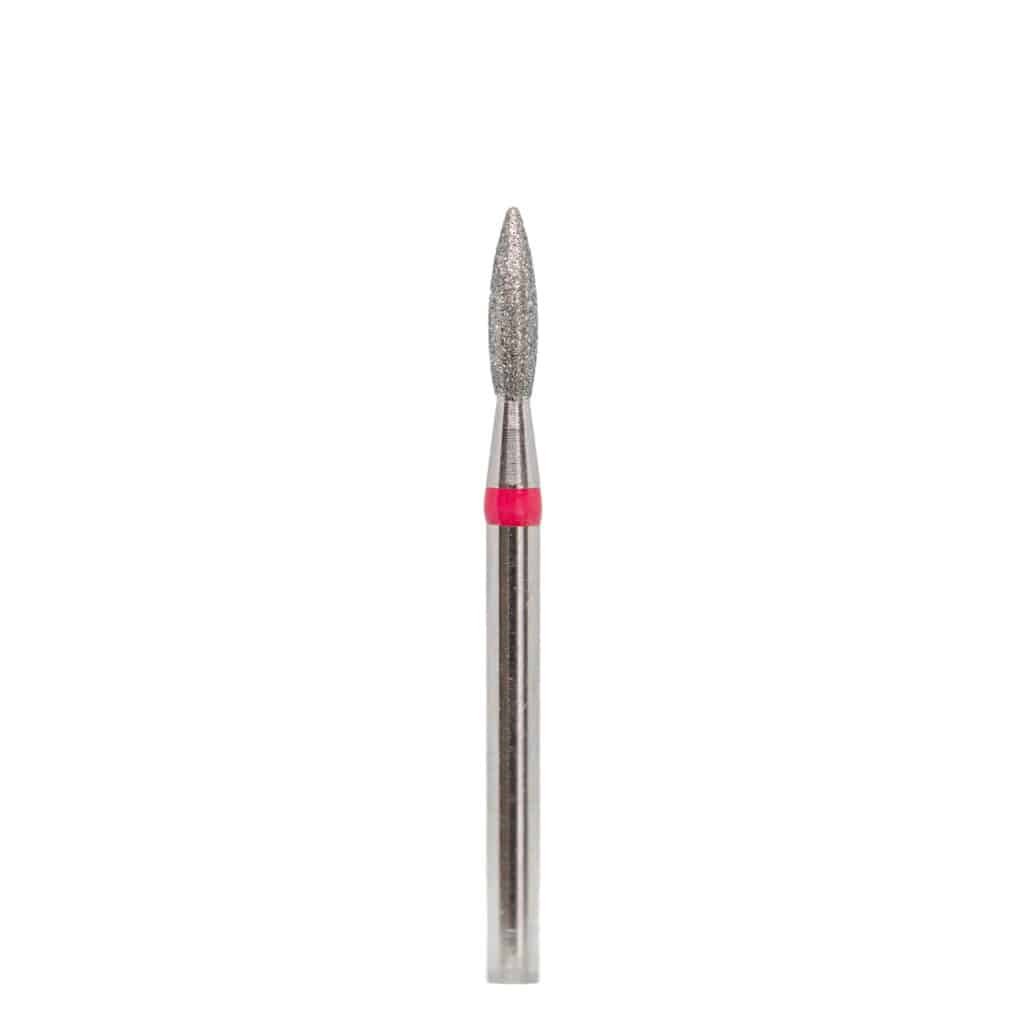 Diamond drill bit "flame with not sharp end" 021 red