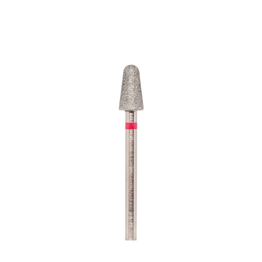Diamond drill bit "cone with round end" 050 red