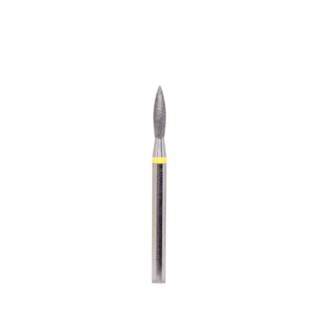 Diamond drill bit "flame" 021 yellow, 8mm
