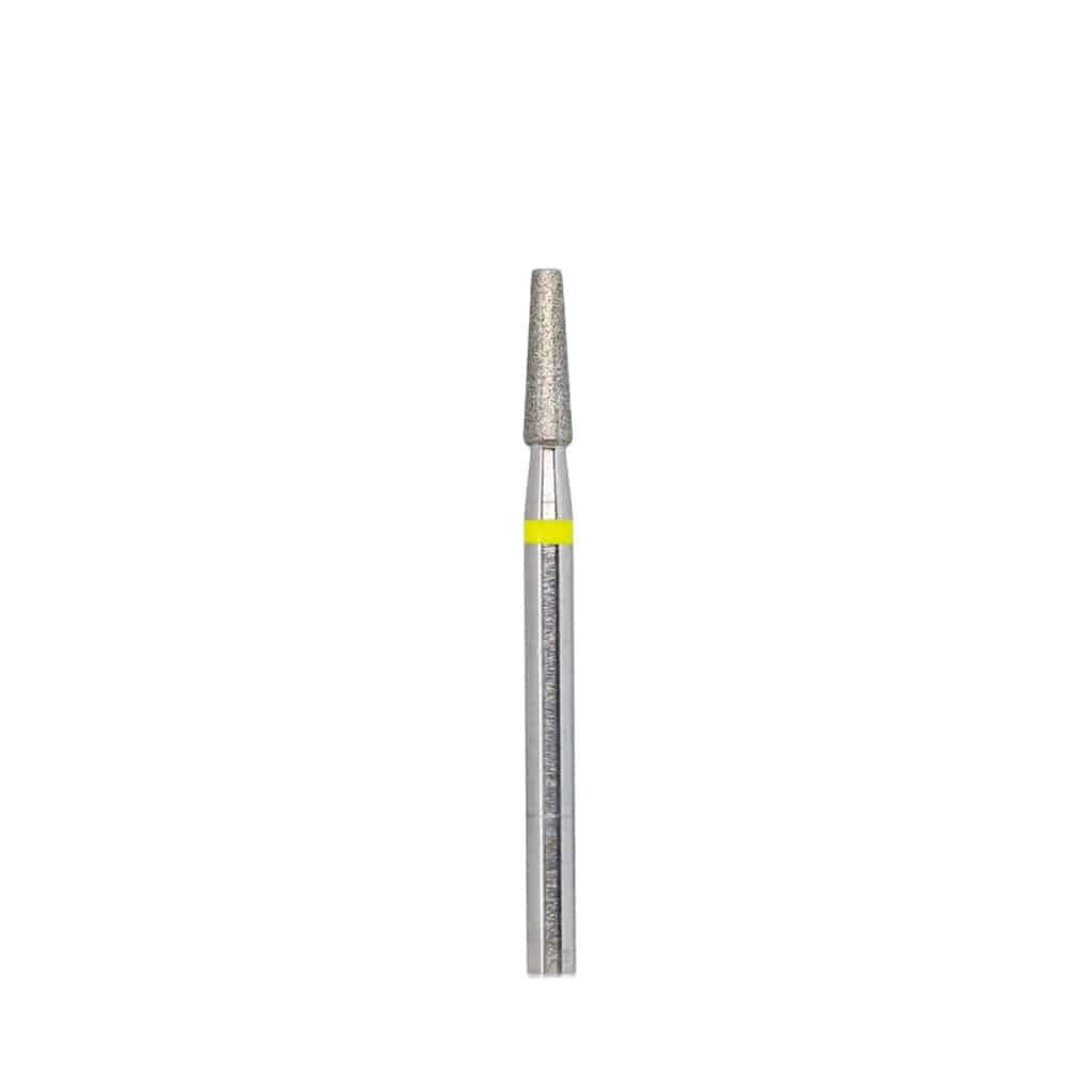 Diamond drill bit "cone with sharp end" 023 yellow