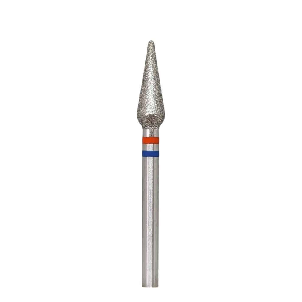 KMIZ Fresa de diamante "pera" 040 roja/azul twin [118523]