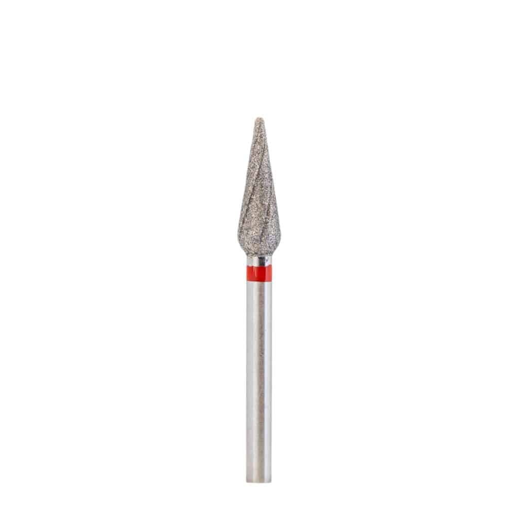KMIZ Fresa de diamante “pera con cutting”, 040 roja [118657]