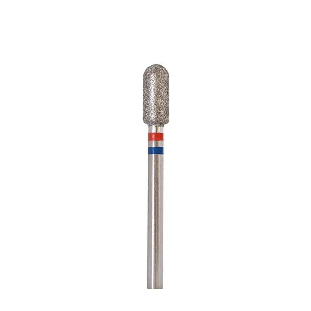 KMIZ Fresa de diamante “cilindro con extremo redondeado” 040 roja/azul twin [118762]