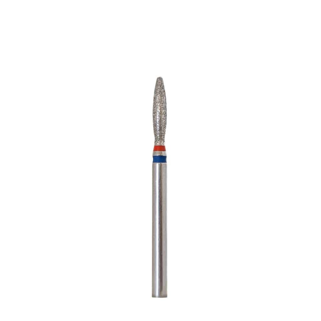 KMIZ Fresa de diamante “llama con punta de seguridad” 023 roja/azul twin [118759]