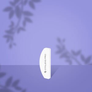 STALEKS Nail buffer MINI half moon 100/180 20 pcs. white [NFB-41M-100/180-20]