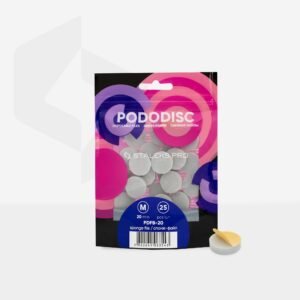 STALEKS Sponge for pedicure disc PODODISC M (25 pcs.)[PDFB-20]