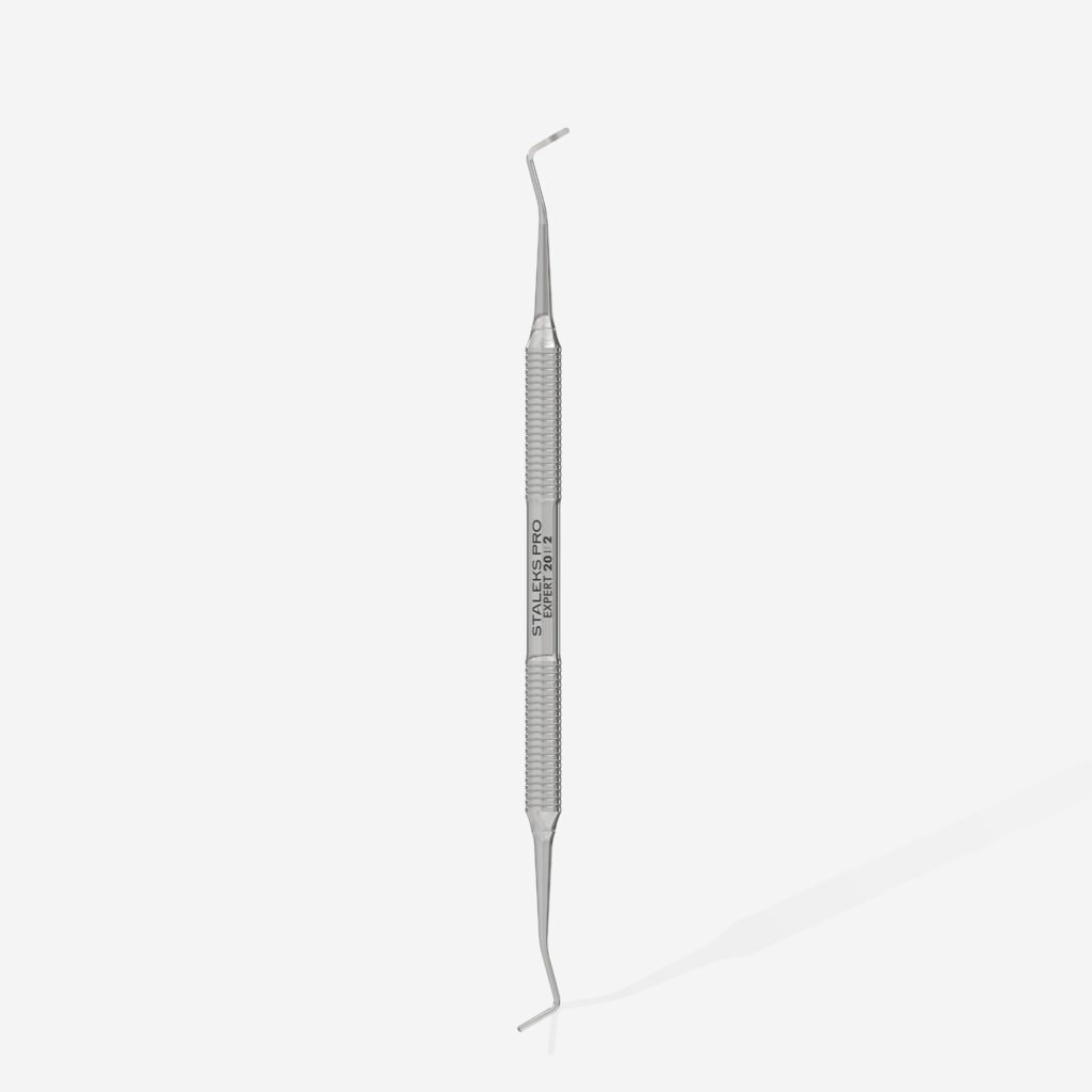 STALEKS Pedicure pusher (double-ended curette) EXPERT [PE-20/2]