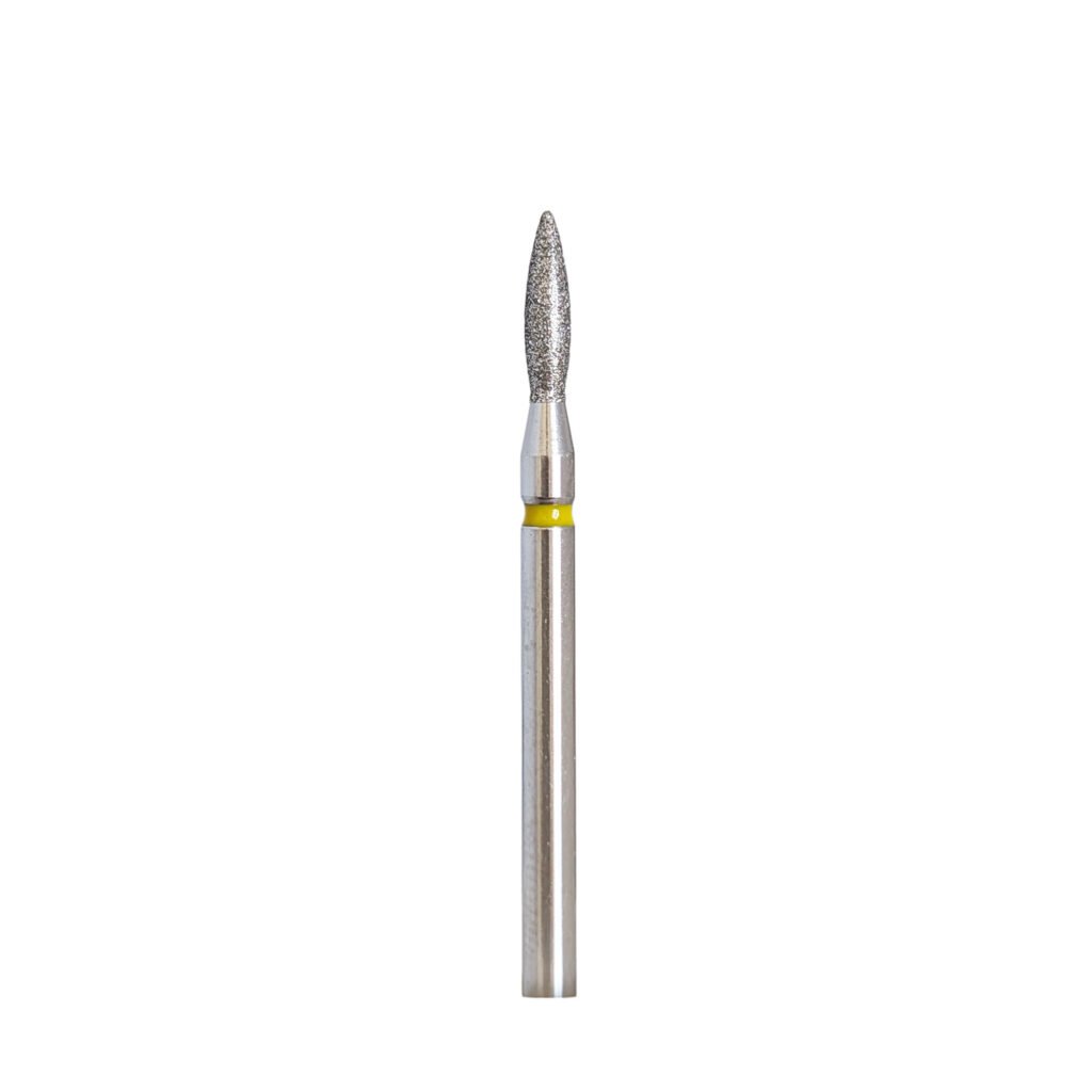 KMIZ Fresa de diamante “llama” 021 amarilla, 8mm [117981]