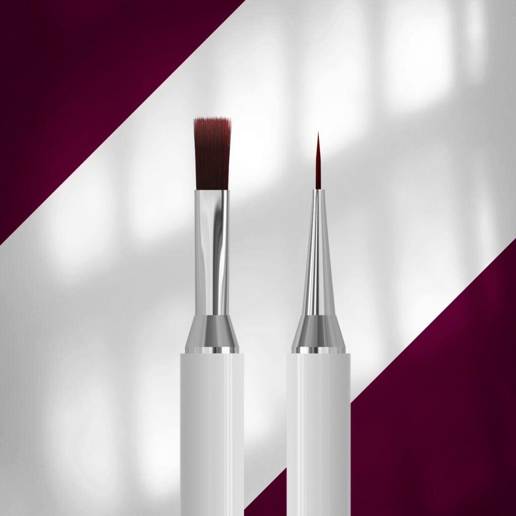 STALEKS Double-sided nail modeling brush [NBX-08/03]