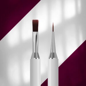 STALEKS Double-sided nail modeling brush [NBX-08/03]